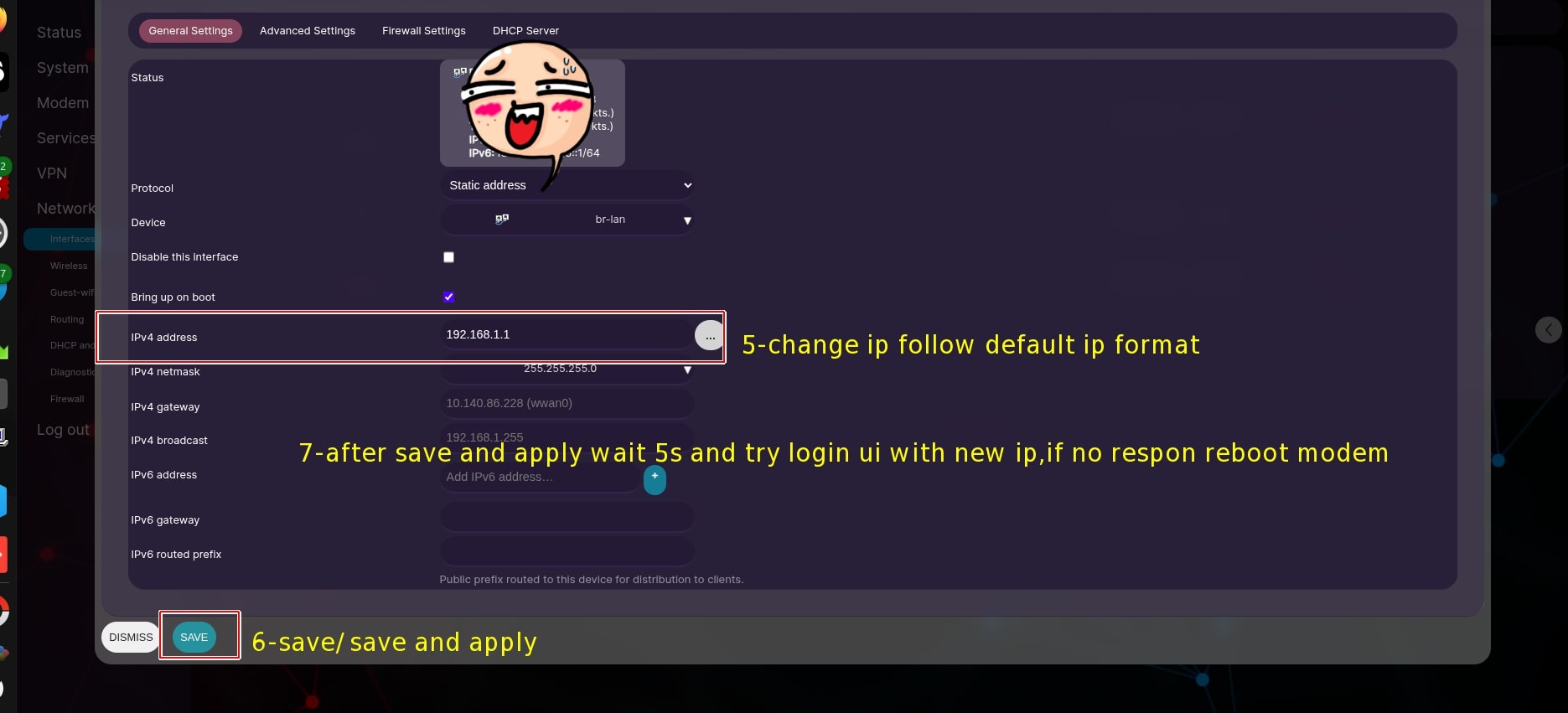 Change IP 2
